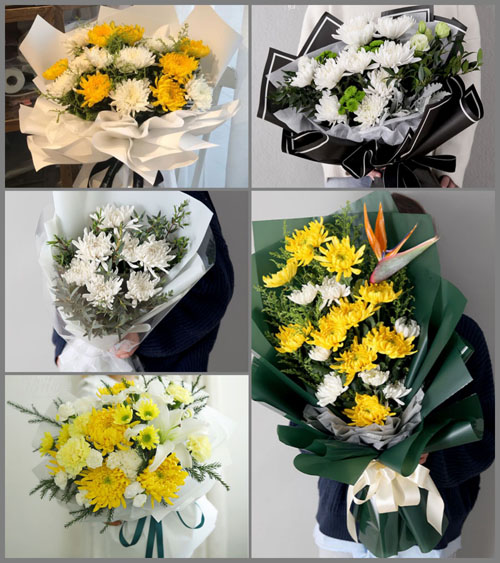 贵州六盘水盘县双龙山街道小寨村白事花束代送